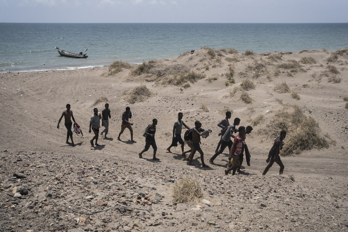 The Oromos start their long walk throughout Yemen, a country ravaged by a civil war.
Ras Al Arah, Yemen.