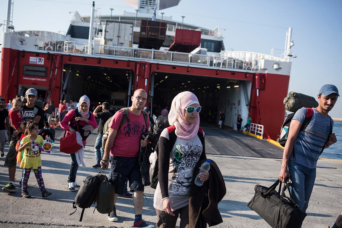 Athens, July 3, 2015.
The group arrives in the port of the Greek capitale to start the journey throughout the Balkans.