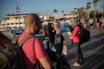 Kos, July 2, 2015.
Ahmad and Jihan are going to the ferry navigating to the Greek continent after a 10 days wait.