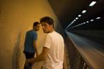 Luqman et Fawad viennent de franchir la frontière entre l’Italie et la France.
Tunnel de Menton, France. 2 août 2013.